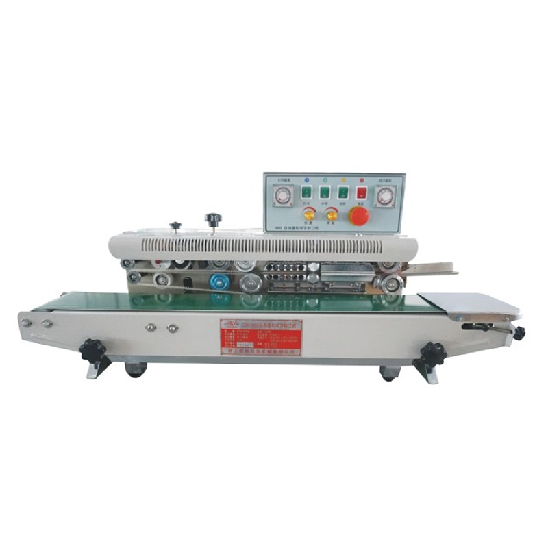 Horizontal Continuous Automatic Conveyor Sealer untuk Food Candy Bag Film Sealing