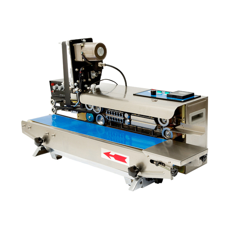 Sealer Lanjutkan Vertikal Horisontal dengan Printer
