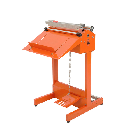 Mesin Pedal Sealer dengan Pemotong Dan Rol Film